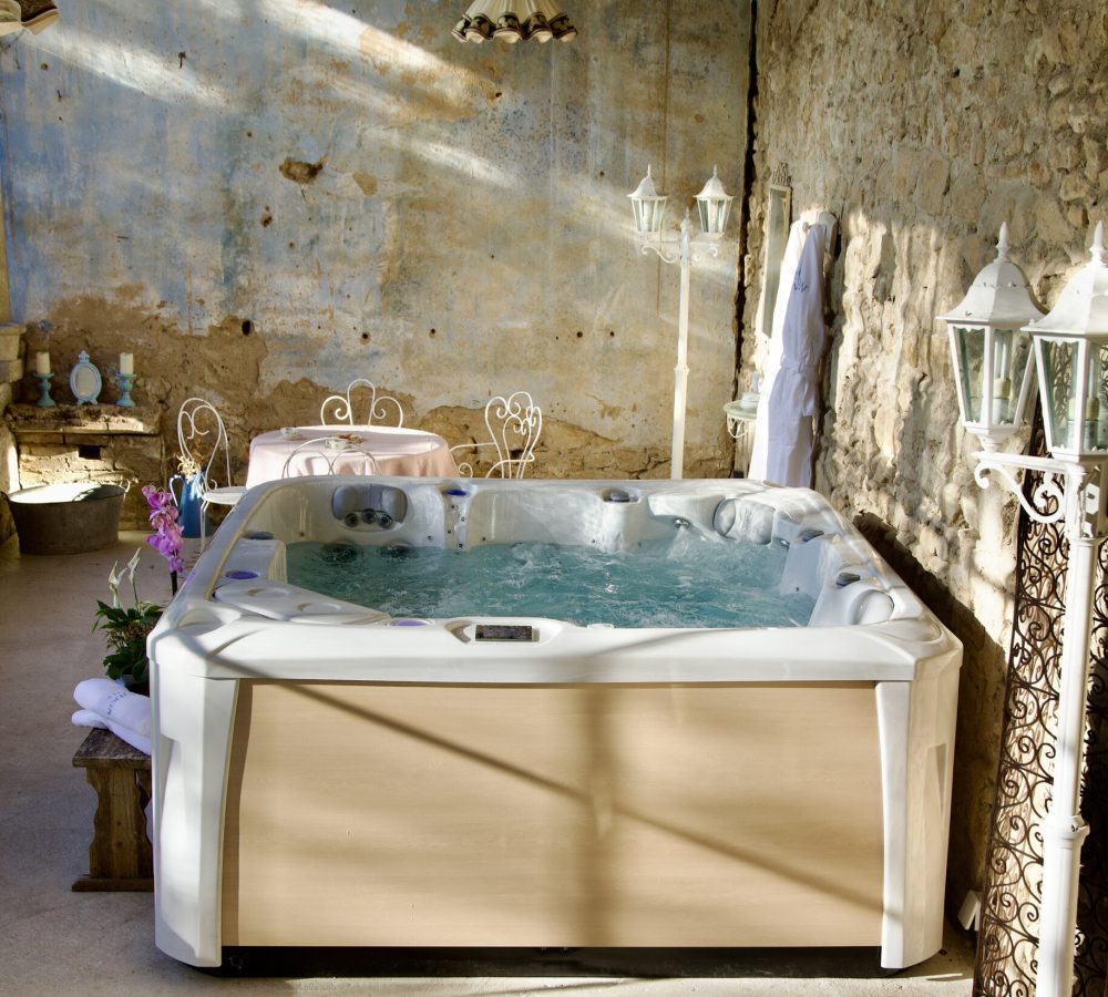 Améangement d'un espace spa intérieur dédié au bien-être