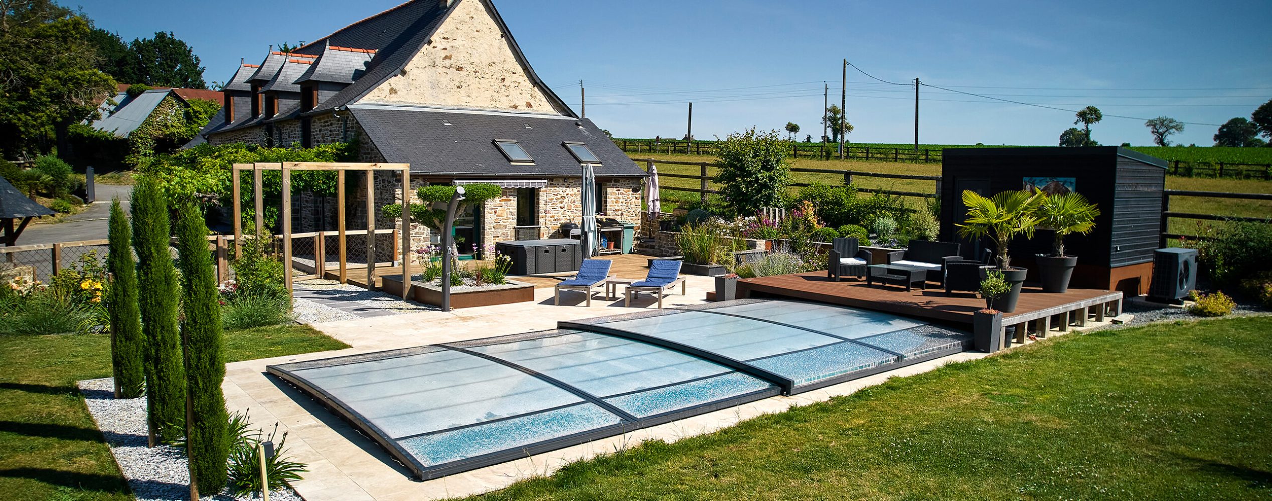 Piscine rectangulaire structure TITAN 8x4 m