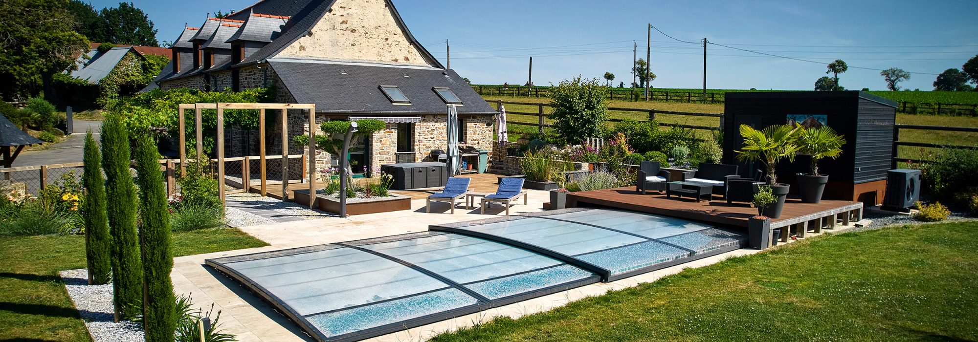 Piscine rectangulaire structure TITAN 8x4 m